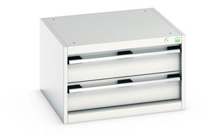 For all Framework Benches Bott Cubio 2 Drawer Cabinet 650W x 650D x 400mmH